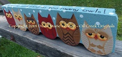 ...Too Many Owls - Product Image